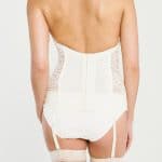 Lace Hourglass Bustier - Back