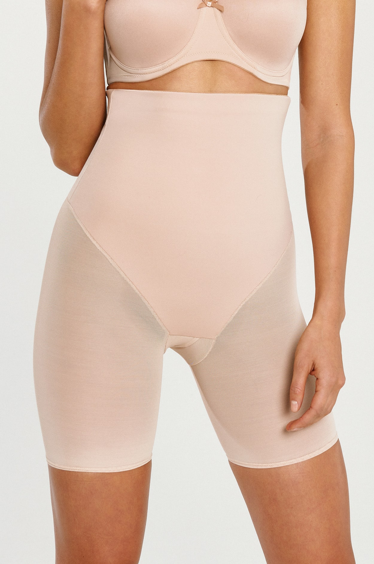 Buy Nude Thigh Smoother Short Seamless Firm Tummy Control Shaping Shorts  from Next USA