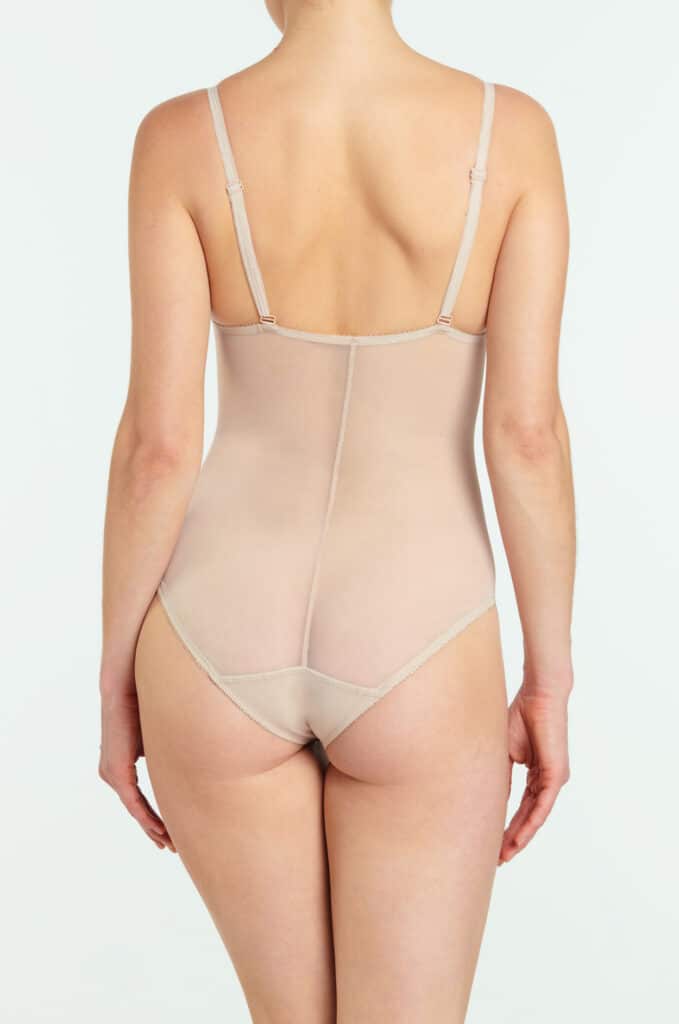 Bodysuit with Harness Detail and Sheer Panels - Bedroom Drama